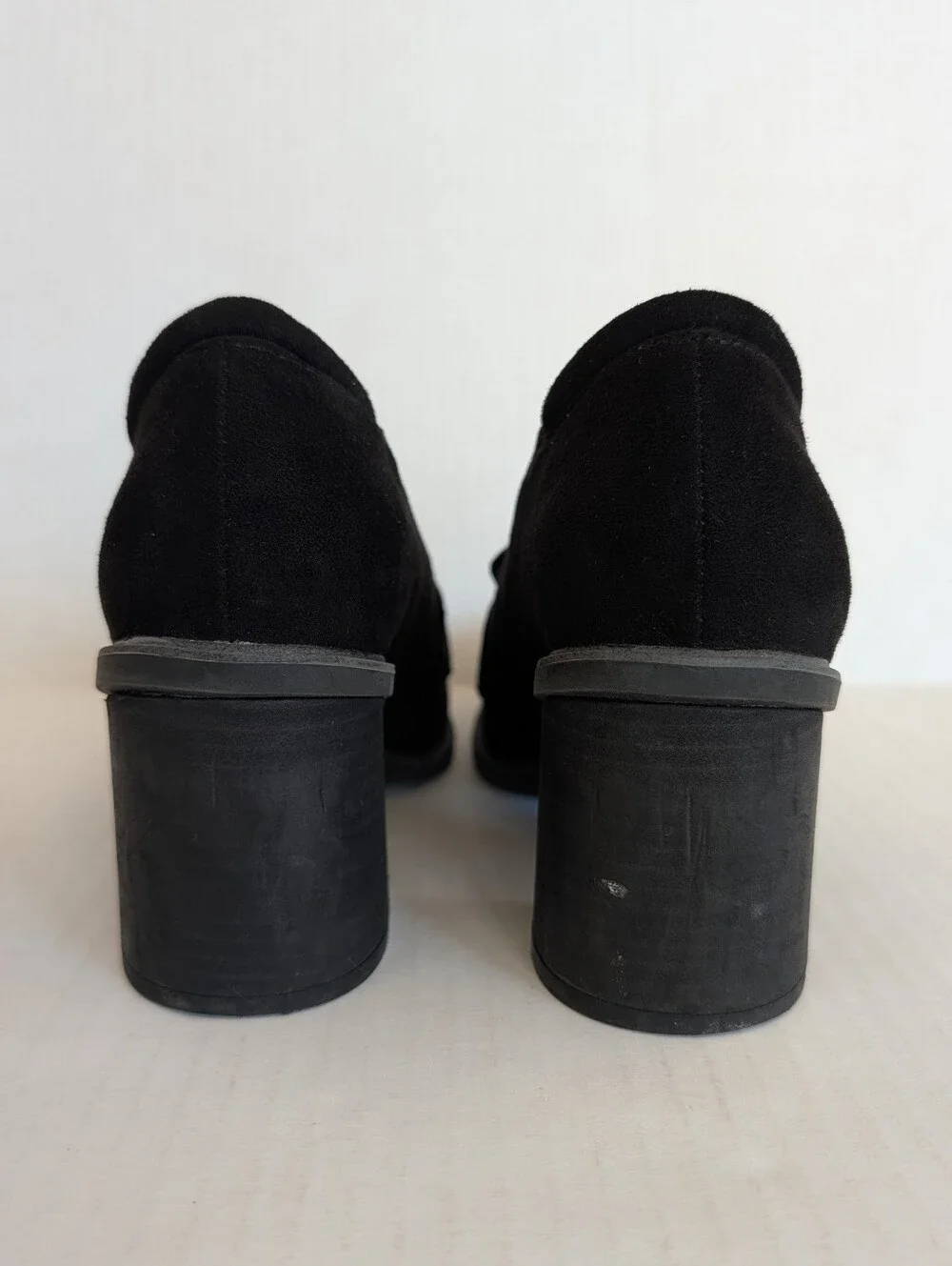 Dr. Scholl's Rumor Comfort Block Heel Loafers 6.5M Black